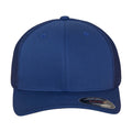 Navy - Front - Flexfit Mesh Trucker Cap