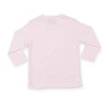 Pale Pink - Front - Larkwood Baby Long-Sleeved T-Shirt