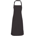 Charcoal - Front - Premier Unisex Adult Colours Full Apron