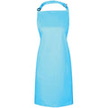 Cyan - Front - Premier Unisex Adult Colours Full Apron