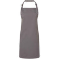 Dark Grey - Front - Premier Unisex Adult Colours Full Apron