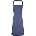 Marine Blue - Front - Premier Unisex Adult Colours Full Apron