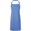 Mid Blue - Front - Premier Unisex Adult Colours Full Apron