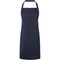 Navy - Front - Premier Unisex Adult Colours Full Apron