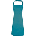 Teal - Front - Premier Unisex Adult Colours Full Apron