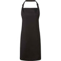 Black - Front - Premier Unisex Adult Colours Full Apron