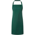 Bottle Green - Front - Premier Unisex Adult Colours Full Apron