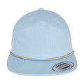 Light Blue - Front - Flexfit Braided Baseball Cap