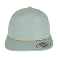 Blueish Green - Front - Flexfit Braided Baseball Cap