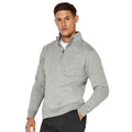 Heather Grey - Back - Kustom Kit Mens Sweatshirt