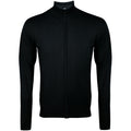 Black - Front - SOLS Mens Gordon Full Zip Cardigan