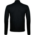 Black - Back - SOLS Mens Gordon Full Zip Cardigan