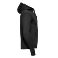 Black - Side - Russell Mens Authentic Hoodie