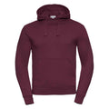 Burgundy - Front - Russell Mens Authentic Hoodie