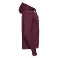 Burgundy - Side - Russell Mens Authentic Hoodie