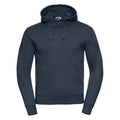 French Navy - Front - Russell Mens Authentic Hoodie