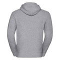 Light Oxford - Back - Russell Mens Authentic Hoodie