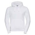 White - Front - Russell Mens Authentic Hoodie