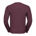 Burgundy - Back - Russell Mens Authentic Sweatshirt