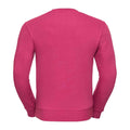 Fuchsia - Back - Russell Mens Authentic Sweatshirt