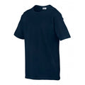 Navy - Side - Gildan Mens Softstyle T-Shirt