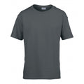 Charcoal - Front - Gildan Mens Softstyle T-Shirt