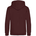 Burgundy - Back - Awdis Childrens-Kids Hoodie