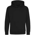 Jet Black - Front - Awdis Childrens-Kids Hoodie