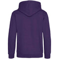 Purple - Back - Awdis Childrens-Kids Hoodie