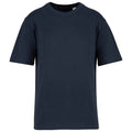 Navy Blue - Front - Native Spirit Mens Drop Shoulder Oversized T-Shirt