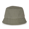 Organic Khaki - Front - Native Spirit Unisex Adult Faded Bucket Hat