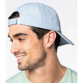 Aquamarine - Back - Native Spirit Unisex Adult Faded Washed Baseball Cap