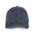 Navy Blue - Front - Native Spirit Unisex Adult Faded Washed Baseball Cap