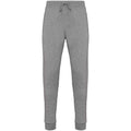 Moon Grey Heather - Side - Native Spirit Mens Jogging Bottoms