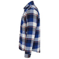 Royal Blue - Back - SOLS Unisex Adult Noah Flannel Padded Overshirt