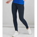 Navy - Side - Finden & Hales Womens-Ladies Team Leggings