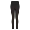 Black - Front - Finden & Hales Womens-Ladies Team Leggings