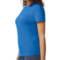 Royal Blue - Side - Gildan Womens-Ladies Soft Midweight T-Shirt