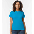 Sapphire Blue - Side - Gildan Womens-Ladies Soft Midweight T-Shirt