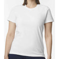 White - Front - Gildan Womens-Ladies Soft Midweight T-Shirt