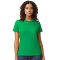 Irish Green - Front - Gildan Womens-Ladies Soft Midweight T-Shirt