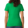 Irish Green - Back - Gildan Womens-Ladies Soft Midweight T-Shirt