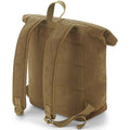 Desert Sand - Back - Quadra Heritage Leather Trim Backpack