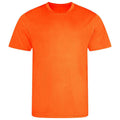 Electric Orange - Front - AWDis Cool Childrens-Kids T-Shirt