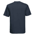 French Navy - Back - Russell Mens Ringspun Cotton Classic T-Shirt