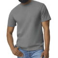 Graphite Heather - Front - Gildan Mens Midweight Soft Touch T-Shirt