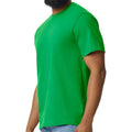 Irish Green - Side - Gildan Mens Midweight Soft Touch T-Shirt