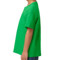 Irish Green - Side - Gildan Childrens-Kids Midweight Soft Touch T-Shirt