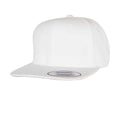 White - Front - Flexfit Mens Classic Snapback Cap