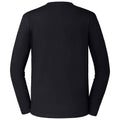 Black - Back - Russell Unisex Adult Classic Long-Sleeved T-Shirt